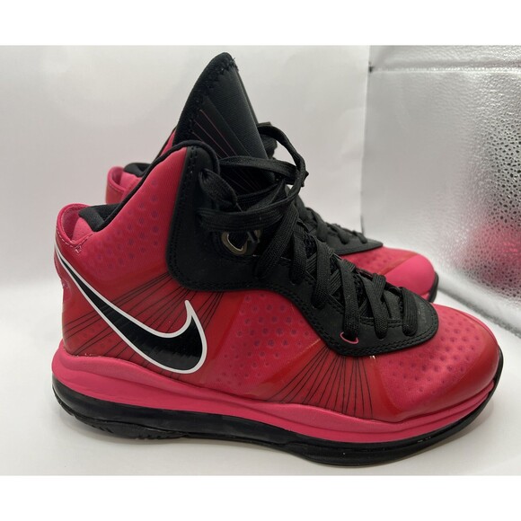 NIKE LeBron 8 V/2 Spark GS Pink Size 5Y